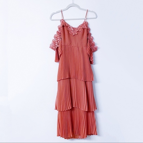 Keepsake - Off The Shoulder Pleated Dress - Picture 1 of 10
